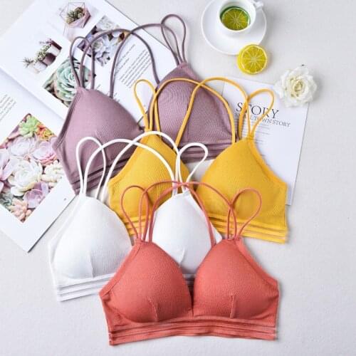 Women Tube Tops Lingerie Strapless Backless Bra Bandeau Slim Sexy Solid Tanks Top Underwear
