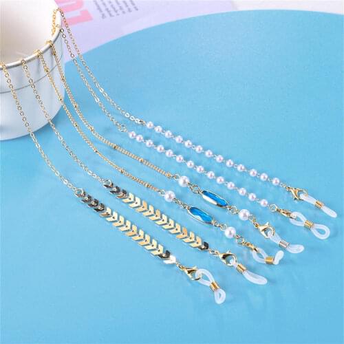 Eyeglass Chains for Women Glasses Chain Eyeglasses String Holder Around Neck Glasses Strap Eyewear Chain Cord Lanyard