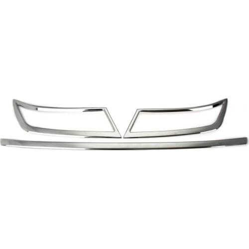For SKODA OCTAVIA A7 2013-2017 Diffuser Set 3 prç Stainless steel