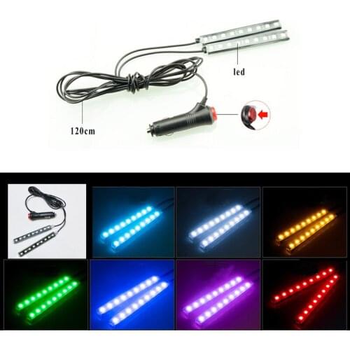Car interior LED foot sole decoration light strip for Nissan Teana X-Trail Qashqai Livina Sylphy Tiida Sunny March Murano