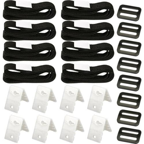 Solar Pool Cover Reel Attachment Kit Strap & Buckles For In-Ground Swimming Pond