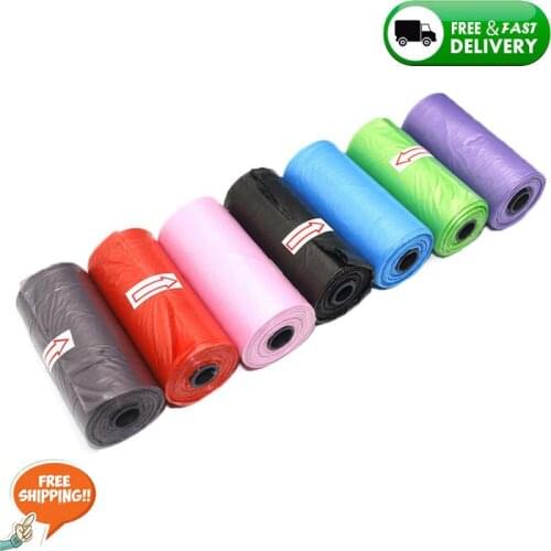 Pet Dog Poop Bags Dispenser Collector Scoop Holder Puppy Cat Pooper Scooper Bag Small Rolls Outdoor Clean Pets Supplies