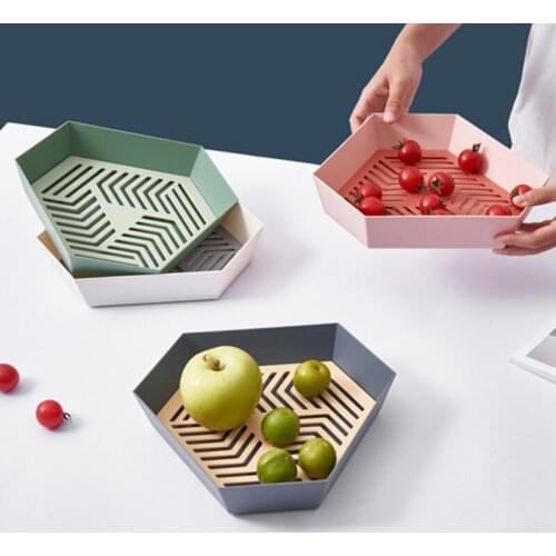 New Kitchen Food Sauce Dish Small Vinegar Taste Board Snack Plates Creative Imitation Porcelain Geometry Household Fruit Plate