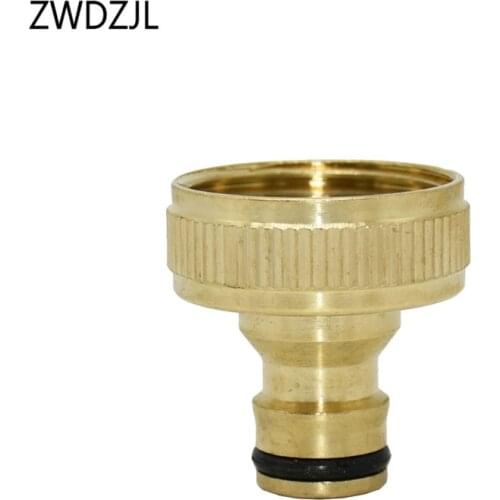 Female 1" to 5/8 brass quick connector garden tap fittings copper Connector Washing Machine Garden water gun adapter 10pcs