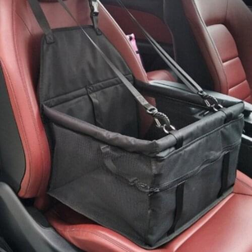 Pet Dog Car Carrier Seat Bag Waterproof Basket Folding Hammock Pet Carriers Bag For Small Cat Dogs Safety Travelling Mesh