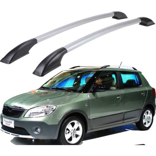Suitable car roof rack aluminum alloy non-porous genuine 1.3m auto parts car model For Skoda Jingrui special car accessories