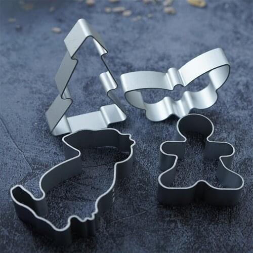 Cookies Cutter DIY Shape Form Mould Christmas Tree Gingerbread Emporte Piece Patisserie Outils Accessoires Cakes Baking Tools