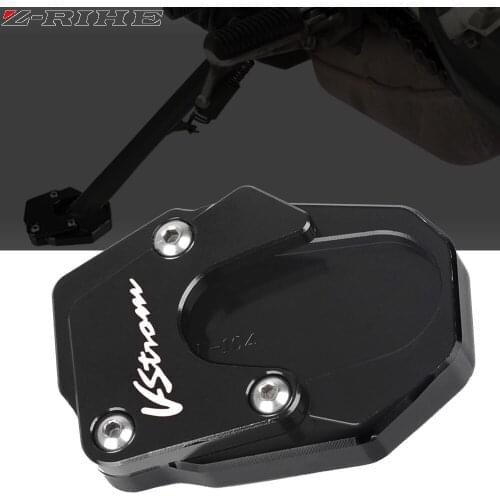 Enlarger Plate For Suzuki V-STROM 1050 VSTROM 1050XT V STROM 1000 2020 2021 Motorcycle Aluminum Side Kickstand Stand Extension
