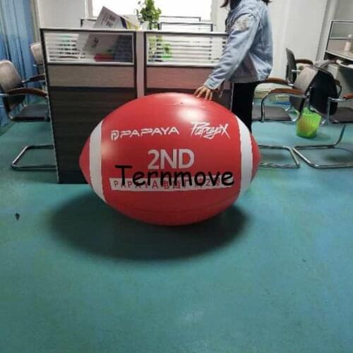 Outerdoor Playground Beach Ball Childrens Toys Inflatable American Football PVC baby inflatable Rugby Souvenirs 2M Decor Props