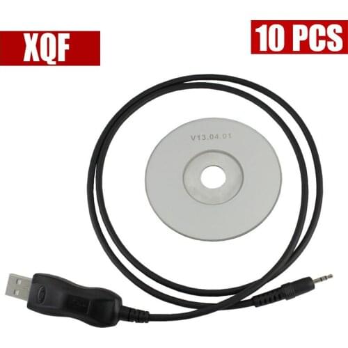 XQF 10PCS USB Programming Cable Yaesu VX-8G VX-8GE VX-8GR Radio CT-143 Radios