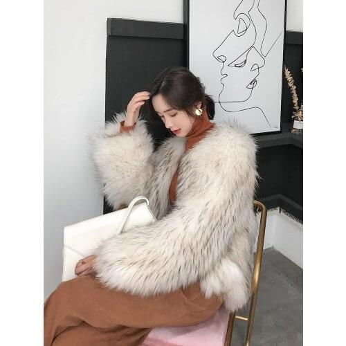 Winter Warm Faux Fur Coat Female Jacket Sexy Luxury Elegant Plush Clothing 2020 Fashion Casual Sweet Bohemian Plus Size Clothes