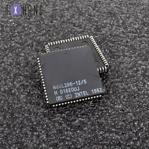 1/5PCS N80L286-12/S PLCC68 N80L286-12 N80L286 16-Bit Microprocessor NEW IC diy electronics