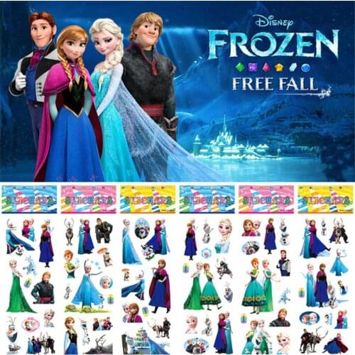 7 Pcs /lot new disney Sticker cars Sofia Mickey Classic Toys Frozen 3D Sticker Kids Children Gift Reward Sticker