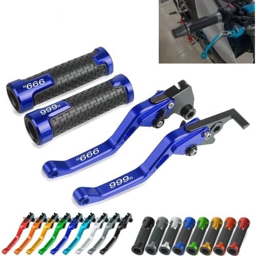 999r Brake Handle Clutch Levers Motorcycle Thruster Grip For Ducati 999 R 2003 2004 2005 Handbrake Bar With Handlebar Grips