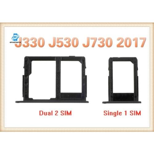 Single / Dual SIM Card Tray Slot Holder Adapter Accessories For Samsung Galaxy J3 J5 J7 2017/J330 J530 J730F