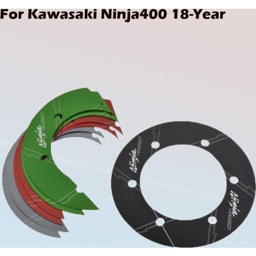 For Kawasaki Ninja400 18-Year Aluminum Alloy CNC Modified Belt Drive Cover Back Gear Decorative Cover