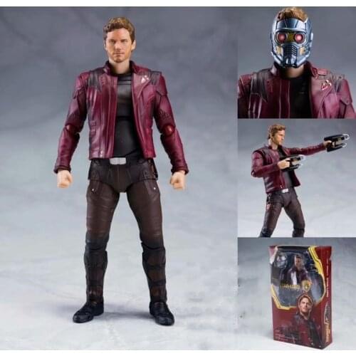 Action Figure Avenger 15cm Infinity War Guardians of the Galaxy SHF Star Lord Peter Quill Decoration Model Toy Gift