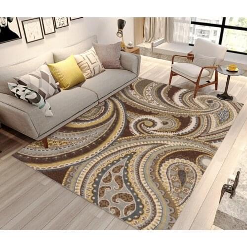 European retro vintage luxury tartan pattern abstract bedroom floor 3D PVC Floor Sticker Printing Waterproof Wallpaper