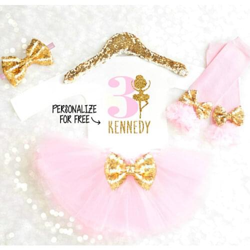 Custom NAME AGE Flamingo Birthday Newborn infant bodysuit Cake Smash tutu romper leggings Outfit Sets baby shower party favors