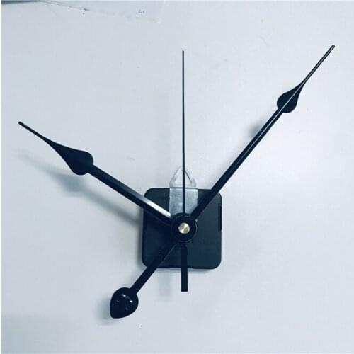 DHL 100 sets DIY High Torque 22mm Quartz Wall Clock Movement M2188 Mechanism Kit Metal Hands Fitting Clock Parts wtih hook