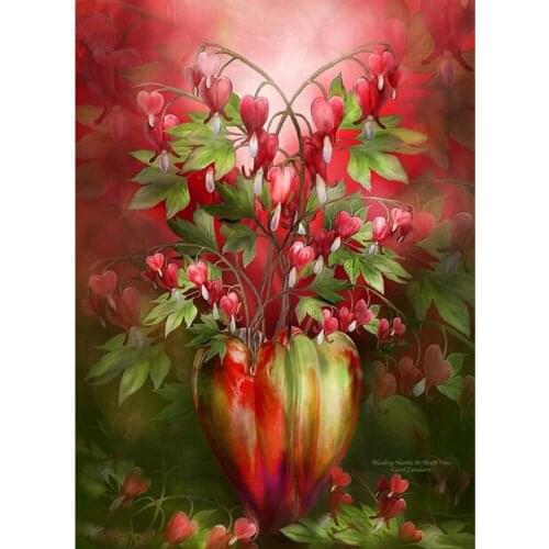 Cross Stitch Kit DIY Diamond Embroidery Bright flowers Full Square/round Diamond Painting Mosaic Home Decor