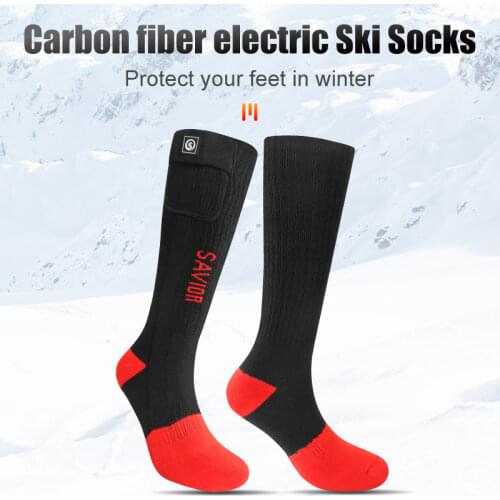 Savior Winter Heated Socks Fast Heating Warm Riding Cycling Fishing Racing Outdoor Sports Cycling Socks for Women Men