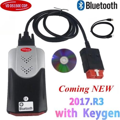 2017.3 R3 NEW Keygen on cd vd ds150e cdp pro with bluetooth for delphis obd obd2 cars trucks Scanner 2016.R0