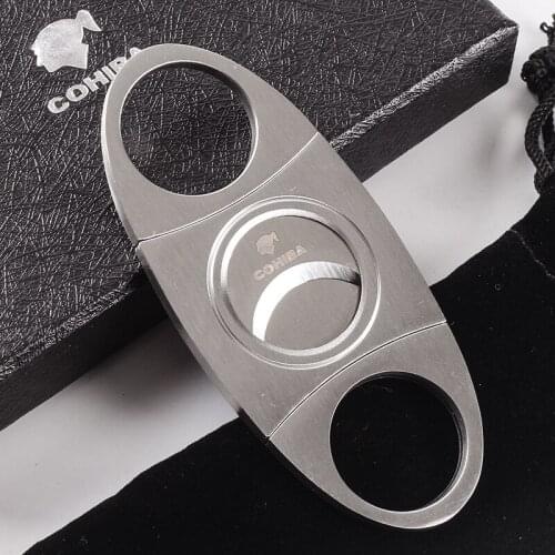 Cigar Cutter Scissors Double Blade Stainless Steel Cuban Cigar Cigar Cutter Scissors Men Smoke Accesoires