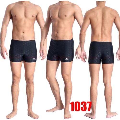 NWT HXBY 1037 MENS BOYS COMPETITION TRAINING RACING PROFESSIONAL SWIMMING BOXER TRUNKS SHARKSKIN PATTERN ALL SIZE