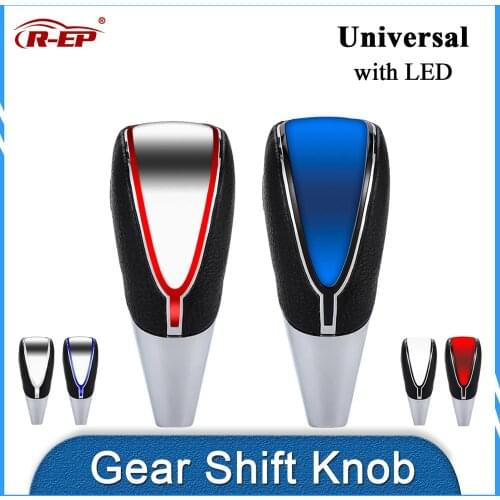 Gear Shift Knob Car Racing Universal with Touch LED for Most Cars Lever Stick shifter Konbs