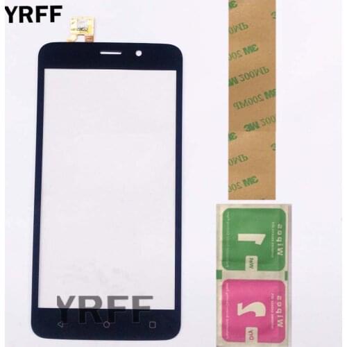 Touch Screen For Fly FS508 Cirrus 6 FS508 Touch Screen Glass Front Glass Digitizer Panel Lens Sensor 5.0' Mobile Phone 3M Glue
