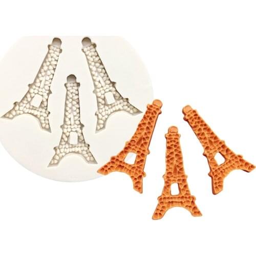Eiffel Tower Silicone Cake Baking Mold Sugarcraft Chocolate Cupcake Resin Tools Fondant Decorating Tools