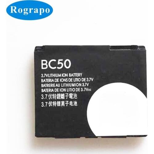 Official 3.7V 700mAh BC50 BC 50 Replacement Battery For Motorola RIZR Z3 ROKR Z6m SLVR L2 L6 L7 KRZR K1 K2 R1 Z1 Z3 E8 C257 C261