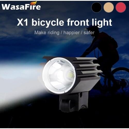 WasaFire Bike Front Light 1800LM L2 LED Bicycle Light Mountain Road Bike Flashlight MTB Headlight Waterproof Cycling Lantern