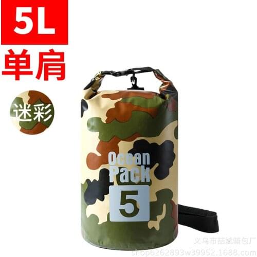 Outdoor sports waterproof bucket bag 20L camping beach PVC mesh drift waterproof bag waterproof bag custom