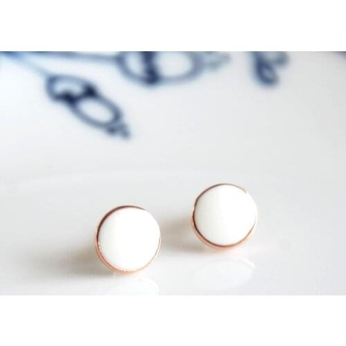 925 sterling silver fashion jewelry stud earrings minimalist earring for women gift free shipping chic