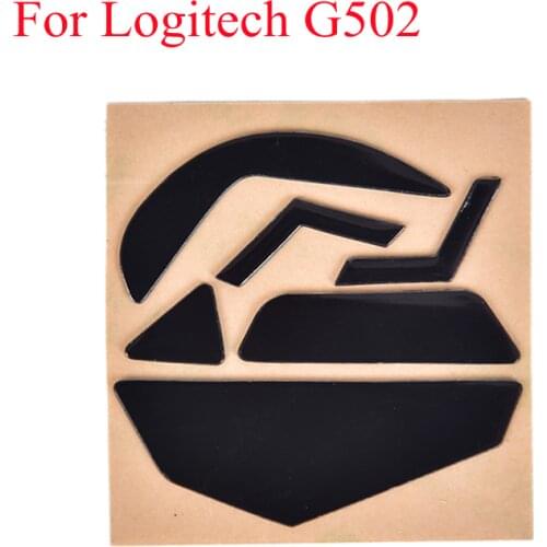 1 Set For Logitech G502 Laser Mouse Feet Skates Pads Replacement Stickers White/Black Wholesale Drop Shipping