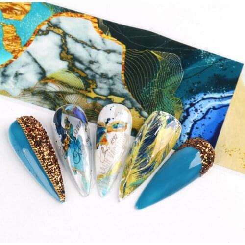 10Pcs Christmas Sticker Funny Fastness Environmental Decal Starry Nail Decor for Beauty Salon