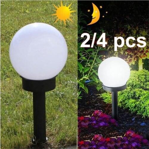 2/4 Pcs LED Solar Garden Light Outdoor Waterproof Light Pathway Landscape Solar Lamp For Home Yard Driveway Lawn Road Light