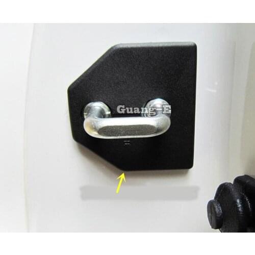 For Subaru XV 2012 2013 2014 2015 Car Anti Rust Water Proof Door Lock Key Keys Buckle Limit Device Trim 4pcs