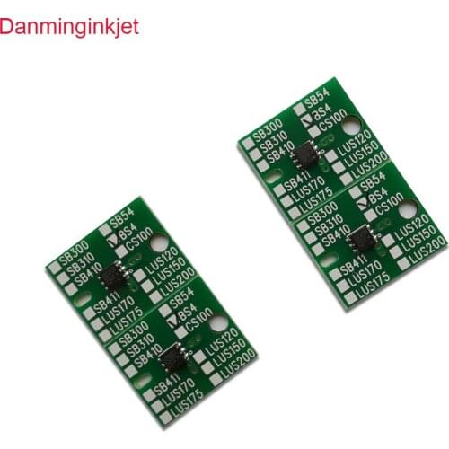 4 pcs LUS175 compatible chips for mimaki UCJV300 UV ink cartridge