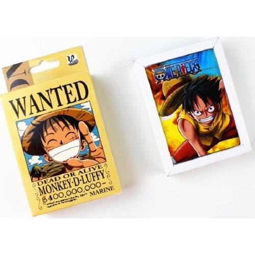 54 Sheets/Set Anime One Piece Poker Cards Comics Character Collection Playing Cards Christmas and New Year gifts