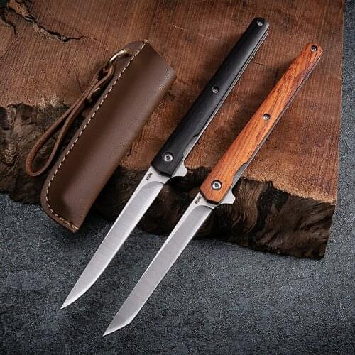 8.86'' Damascus Steel M390 Pocket Blade Folder High Hardness Folding Knife Portable Rescue Outdoor Camping Knife Hunting Knife