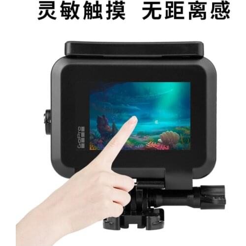 Motion camera accessories Black gold steel waterproof shell Gopro9 diving protective shell with touch screen FOR GoPro Hero 9