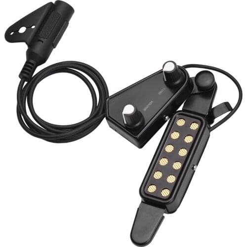 Acoustic Guitar 12 Hole Pickup Magnetic Passive Pick-up System with Tone Volume Control 6.35mm Interface Guitar Accessories