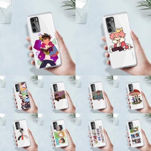 Dream Smp Phone Case Transparent For Huawei MATE P 40 30 20 10 pro plus lite X 5G Soft TPU Clear Mobile bags