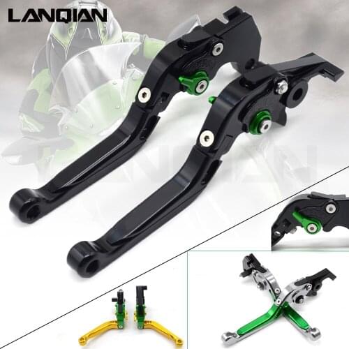 CNC Motorcycle Brakes Clutch Levers Adjustable Folding Extendable For Kawasaki NINJA 650R ER-6F ER-6N 2009-2017 ER6N ER6F ER 6N