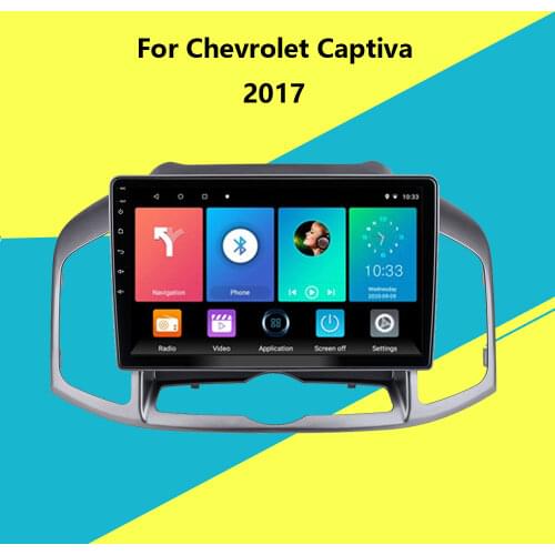 For Chevrolet Captiva 2017 2 Din Car Radio Android 8.1 9 inch Touch screen GPS Navigation Multimedia Player