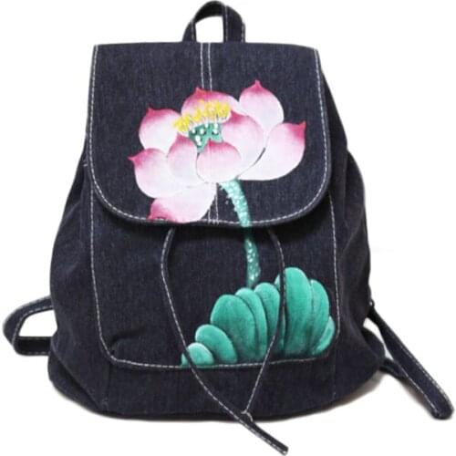 Женские джинсовые рюкзаки FEELFUN China At AliExpress