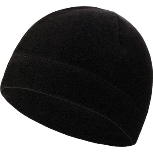 Unisex Fleece Hat Winter Warm Velvet Thick Hooded Cap Windproof Thermal Cycling Sports Running Mountaineering Cap